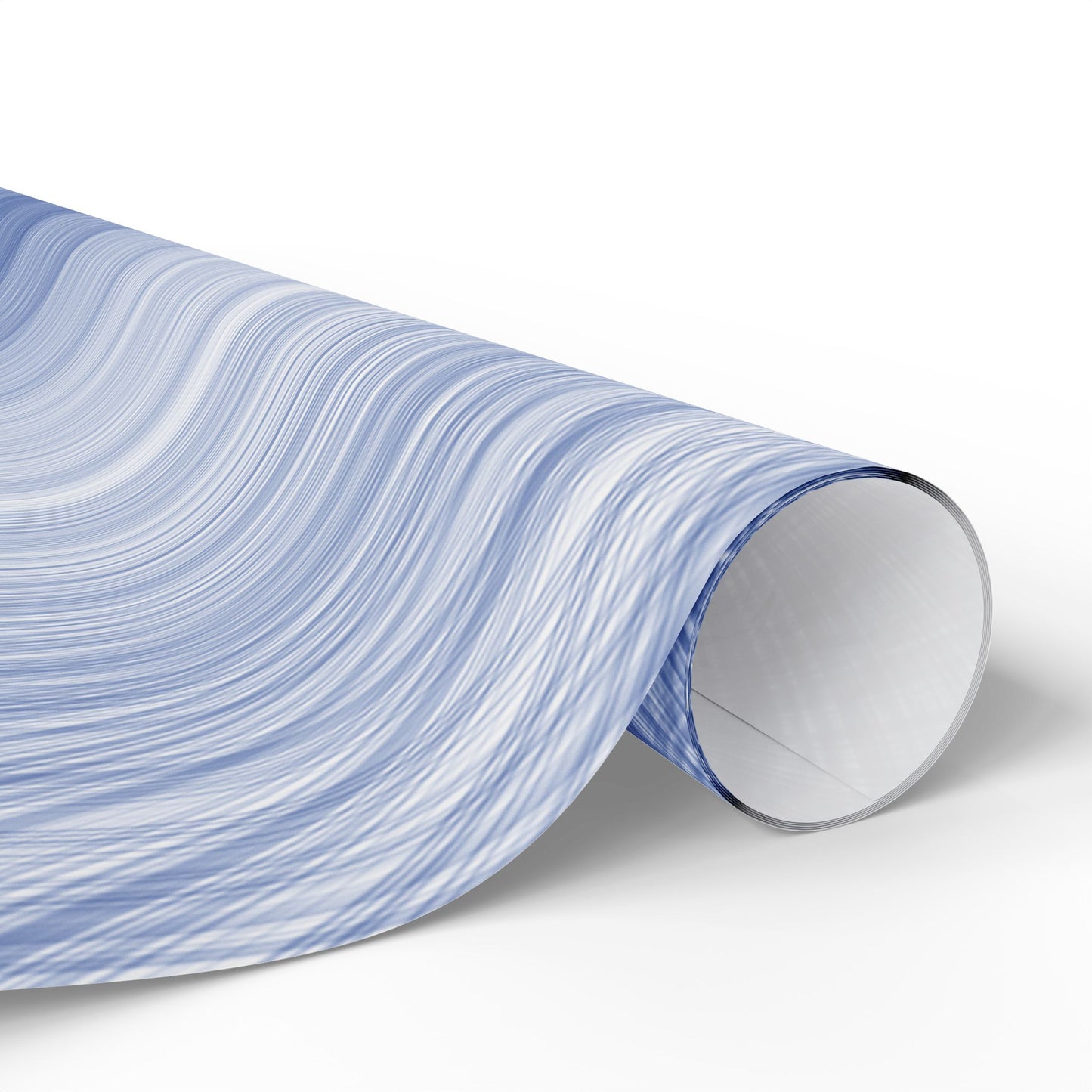 Elegant Blue Wave Wrapping Paper, Gift Wrap, Birthday, Wedding, Holiday, Unique Present Decoration, Eco-Friendly Wrapping