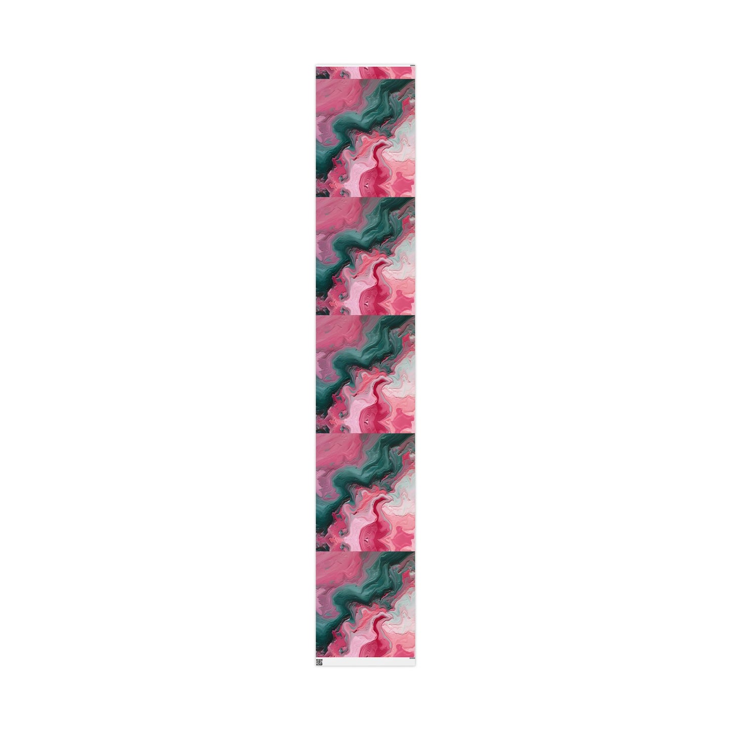 Artistic Wrapping Paper, Abstract Pink Green Gift Wrap, Premium Birthday, Holiday, and Celebration Paper, Unique Gift Packaging