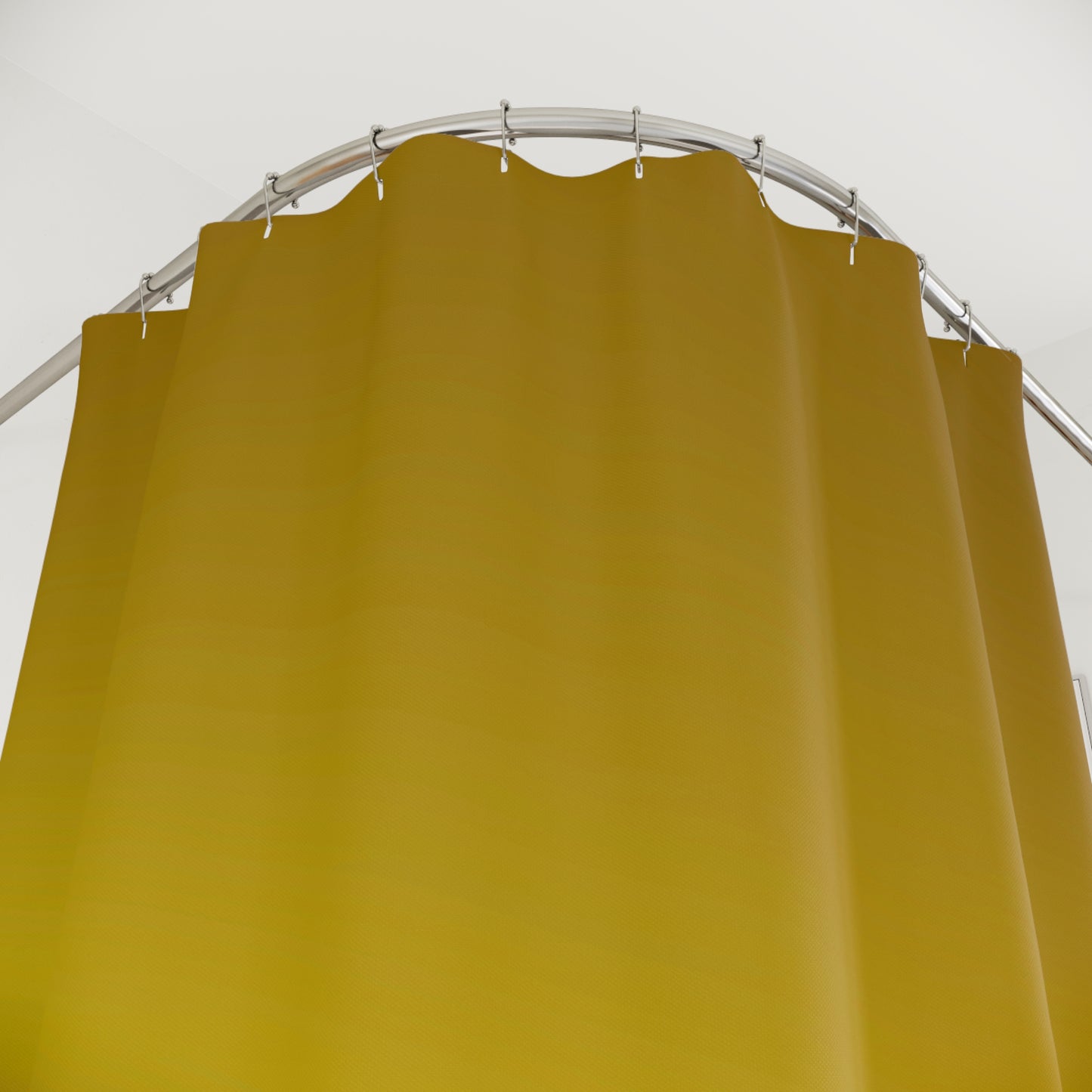 Golden Glow Shower Curtain, Modern Home Decor, Bathroom Makeover, Unique Gift Idea, Holiday Decor, Elegant Ambiance