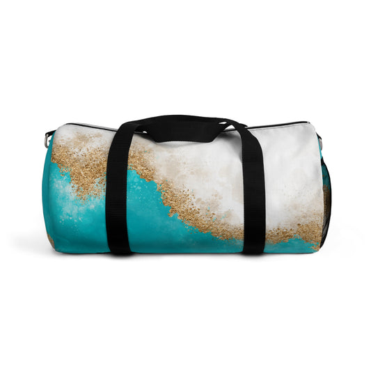 Beach-Inspired Duffel Bag for Travel, Gym & Weekend Getaways, Ocean Vibes, Tropical Adventure