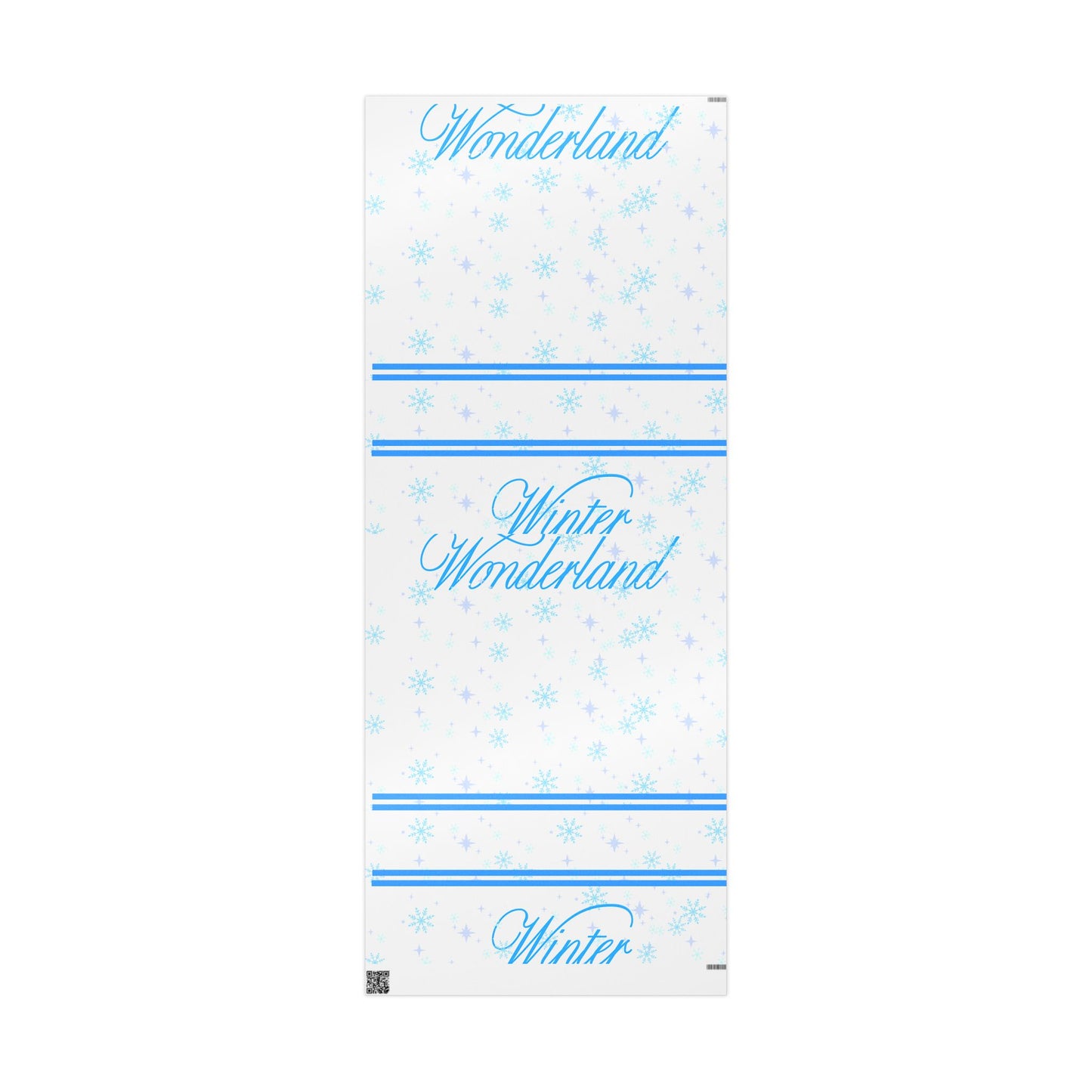 Winter Wonderland Wrapping Paper, Holiday Gift Wrap, Snowflake Design, Cute Christmas Wrapping, New Year Packaging, Seasonal Decorations