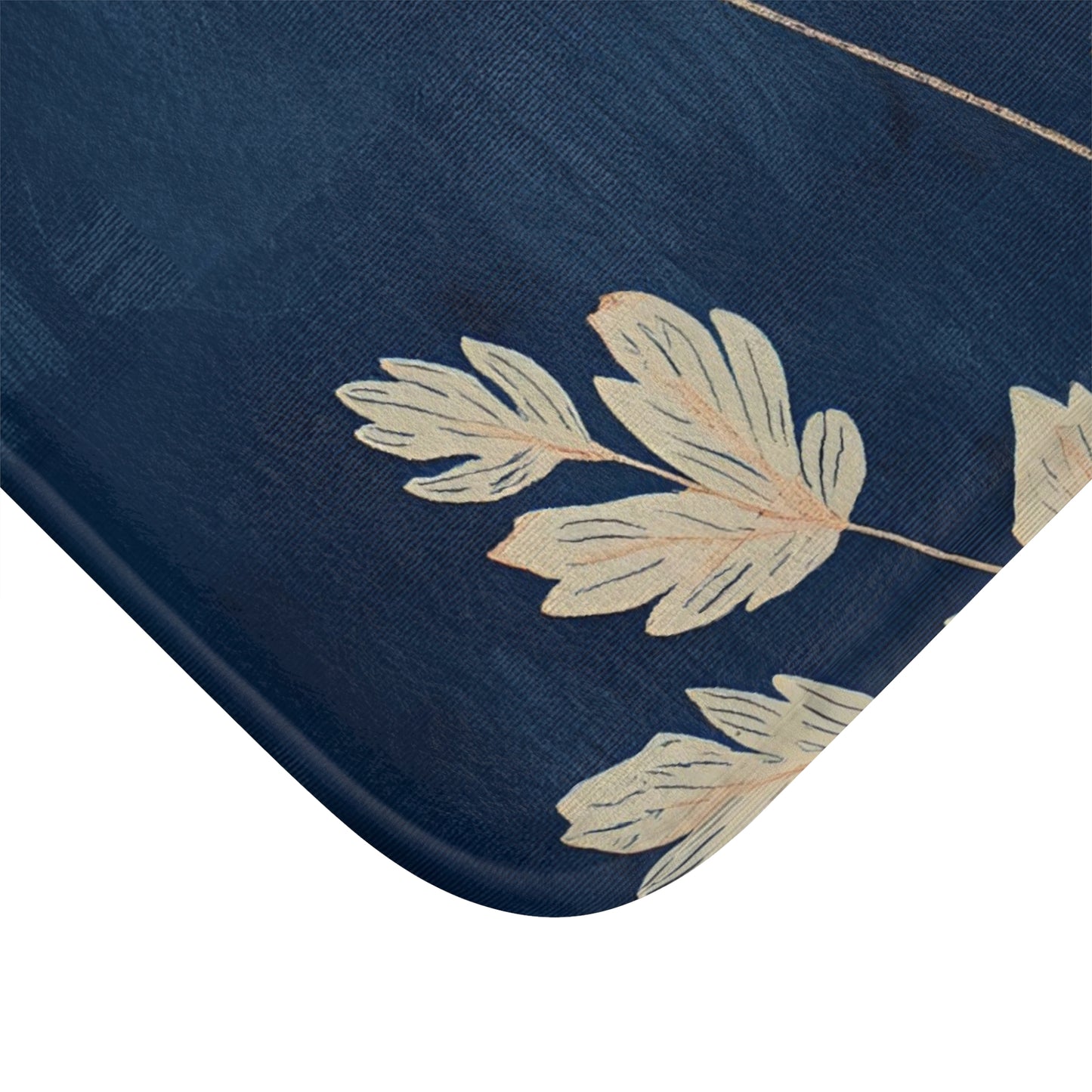 Elegant Floral Bath Mat, Soft Bathroom Rug, Nature-Inspired Decor, Cozy Home Accessory, Gift for Housewarming, Spa Vibes