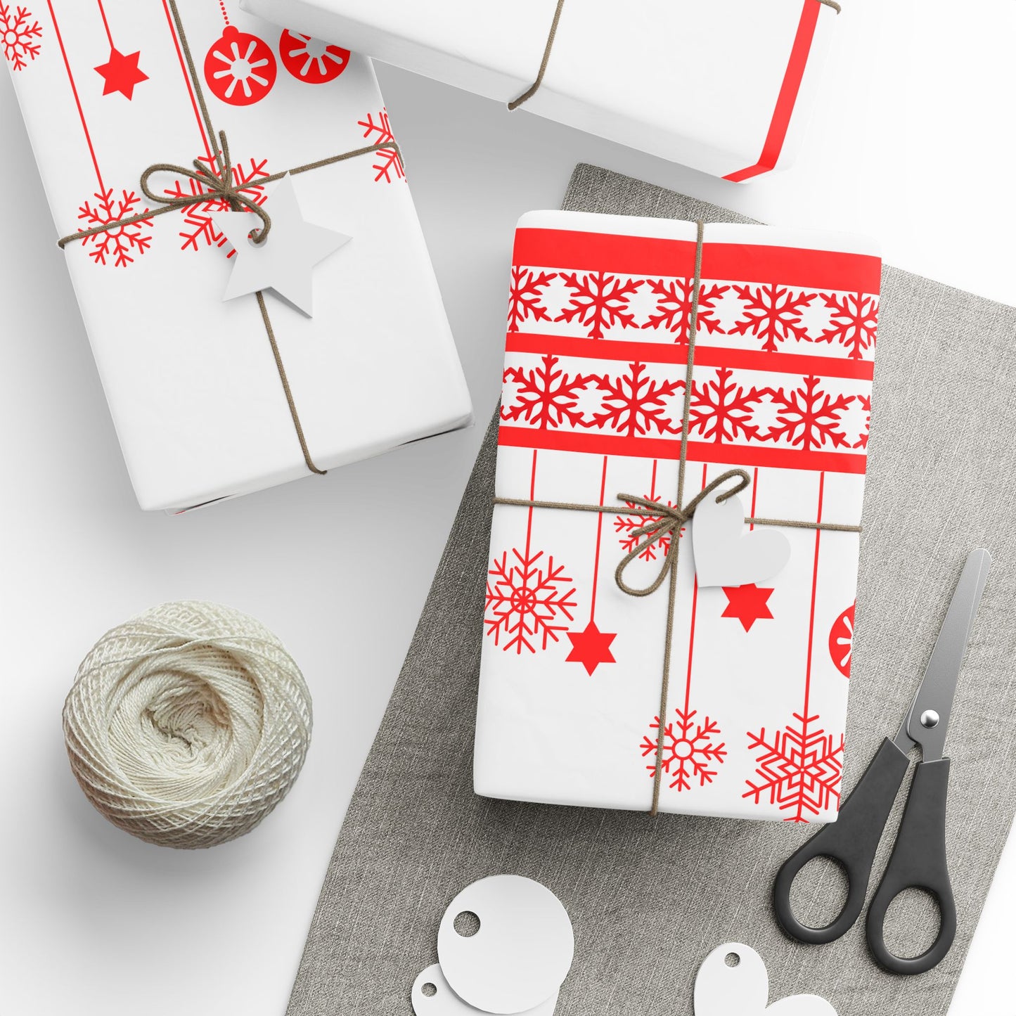 Festive Wrapping Paper Roll - Holiday Gift Wrap, Christmas, Seasonal Parties, DIY Crafts, Birthday Decorations