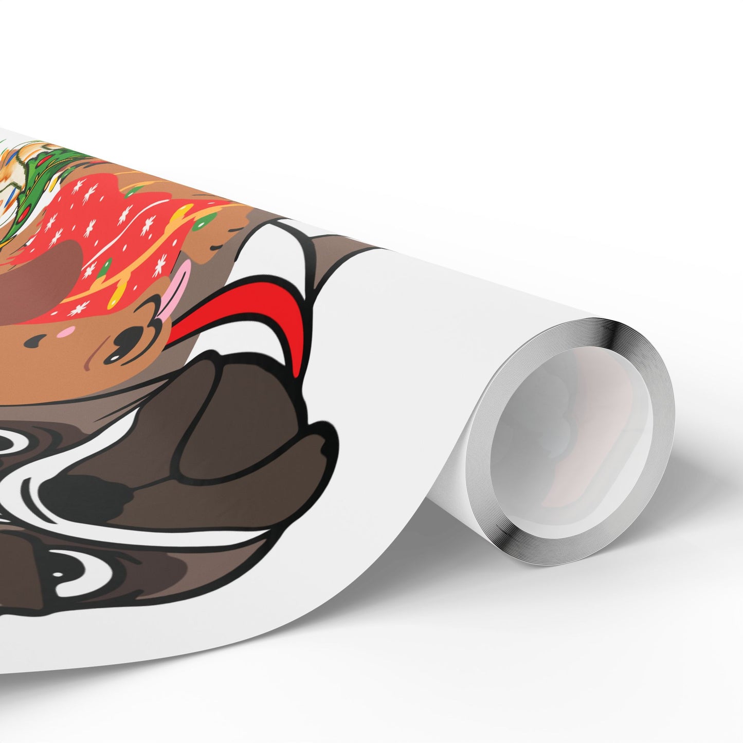 Festive Pet Wrapping Paper, Holiday Gift Wrap, Cute Dog Christmas Wrap, Unique Puppy Wrapping, Animal Print Gift Cover