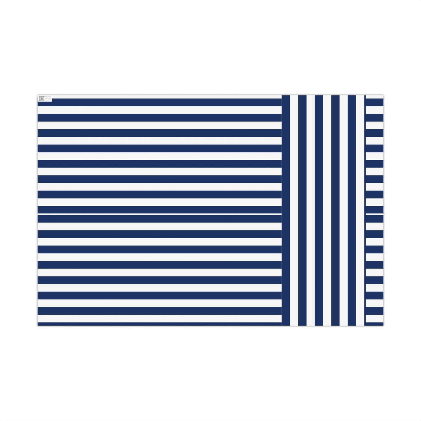 Nautical Stripe Gift Wrap Papers | Eco-Friendly Wrapping Paper for Birthdays, Holidays, Parties, and Special Occasions, Blue Striped [...]