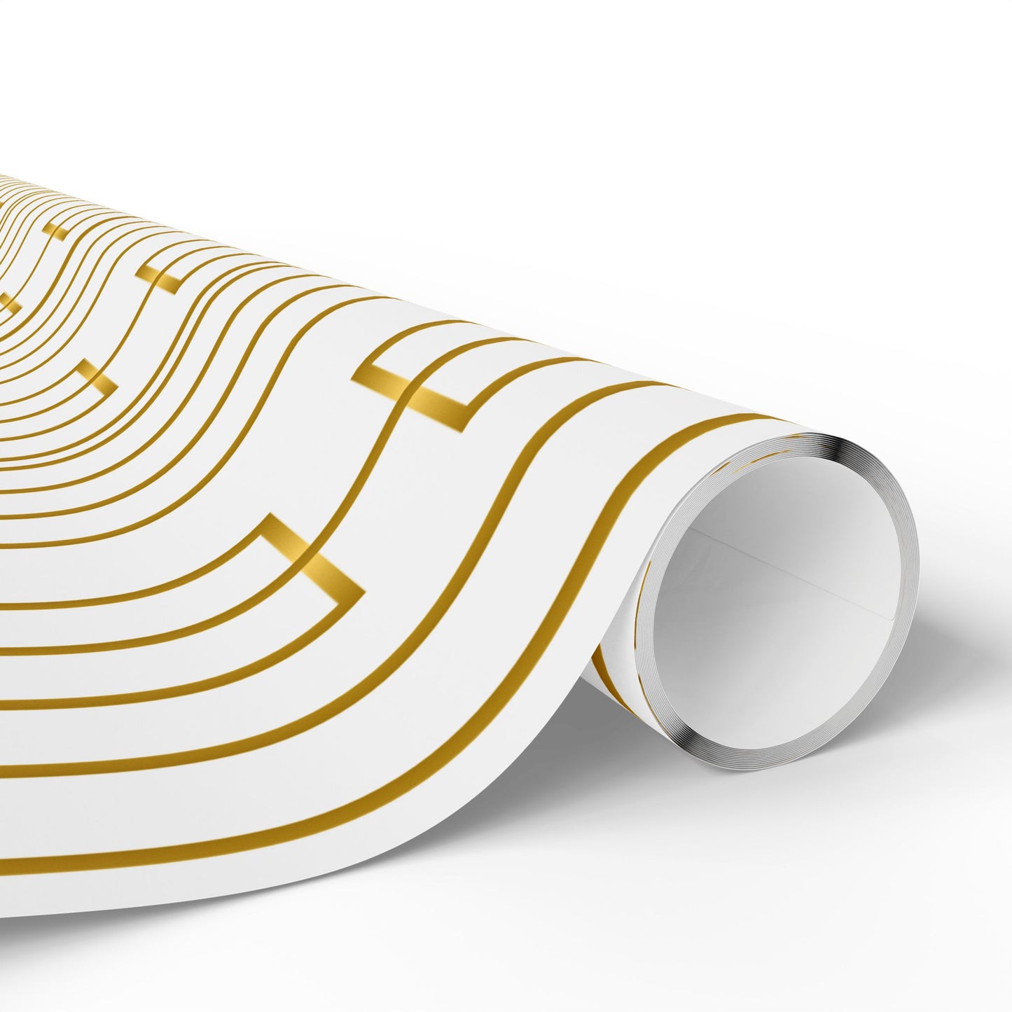 Elegant Gold-Patterned Wrapping Paper for Gifts, Holiday Wrap, Party Supplies, Eco-Friendly Gift Wrap, Stylish Present Decor