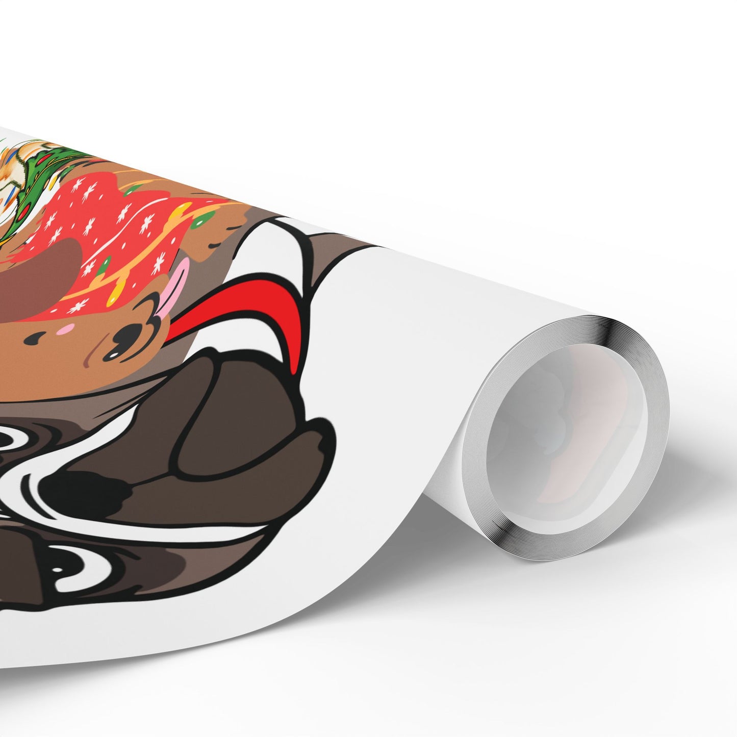 Festive Pet Wrapping Paper, Holiday Gift Wrap, Cute Dog Christmas Wrap, Unique Puppy Wrapping, Animal Print Gift Cover