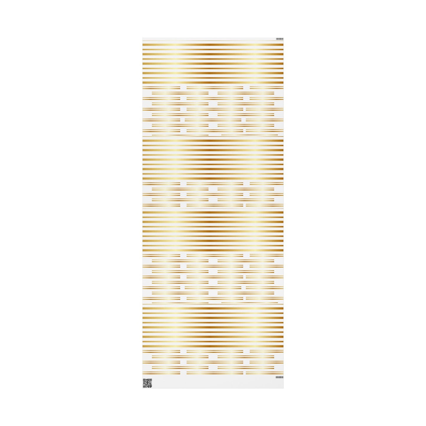 Elegant Gold Striped Wrapping Paper, Gift Wrap for Birthdays, Weddings, Holidays, Special Occasions, Crafting, Parties