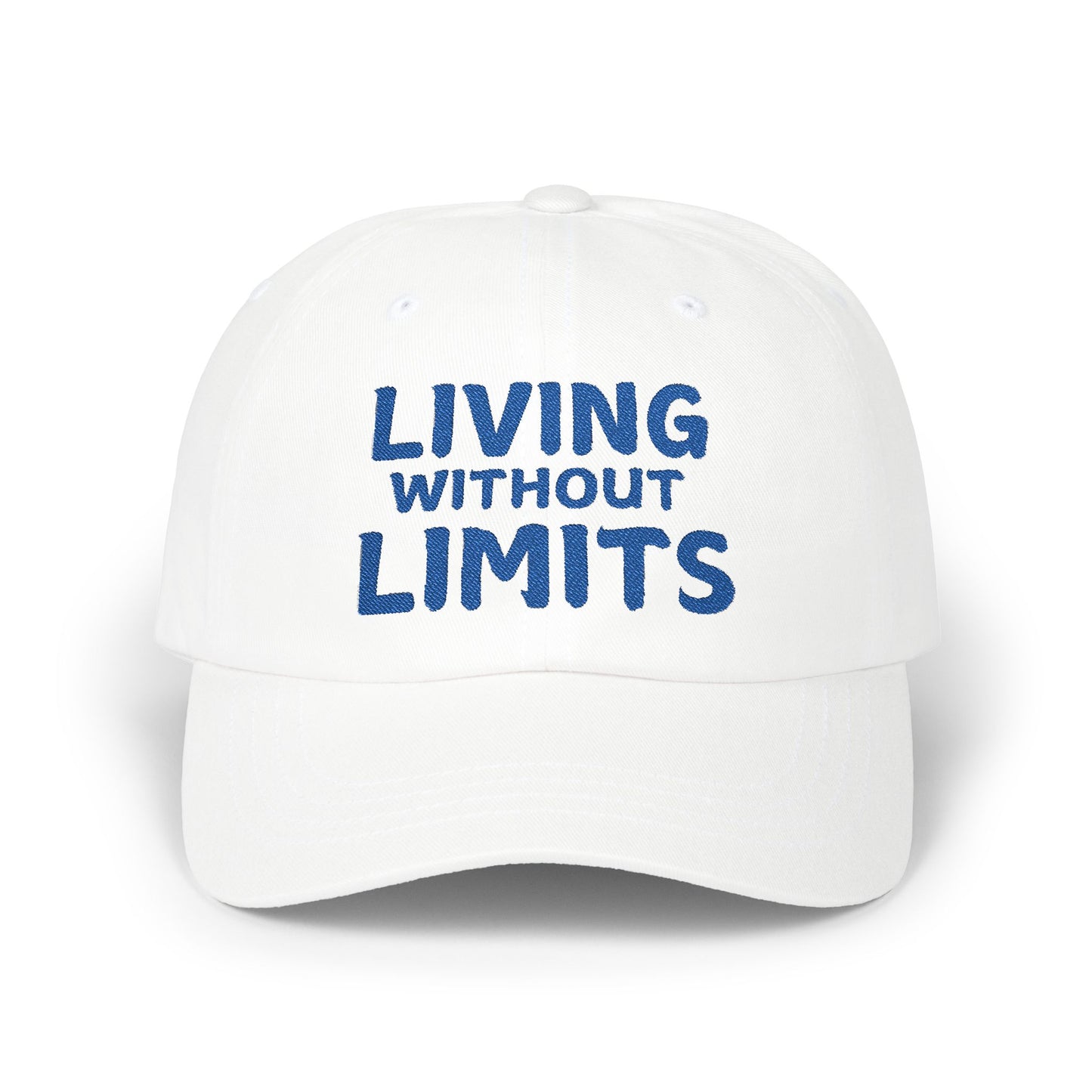 Living Without Limits Classic Dad Cap - Inspiring Adjustable Hat for Everyday Wear