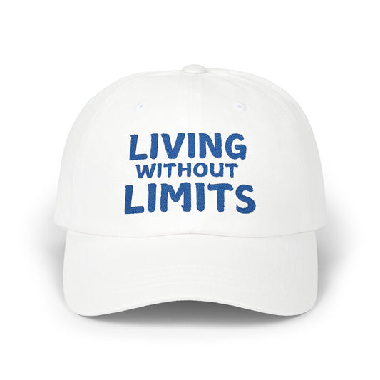 Living Without Limits Classic Dad Cap - Inspiring Adjustable Hat for Everyday Wear
