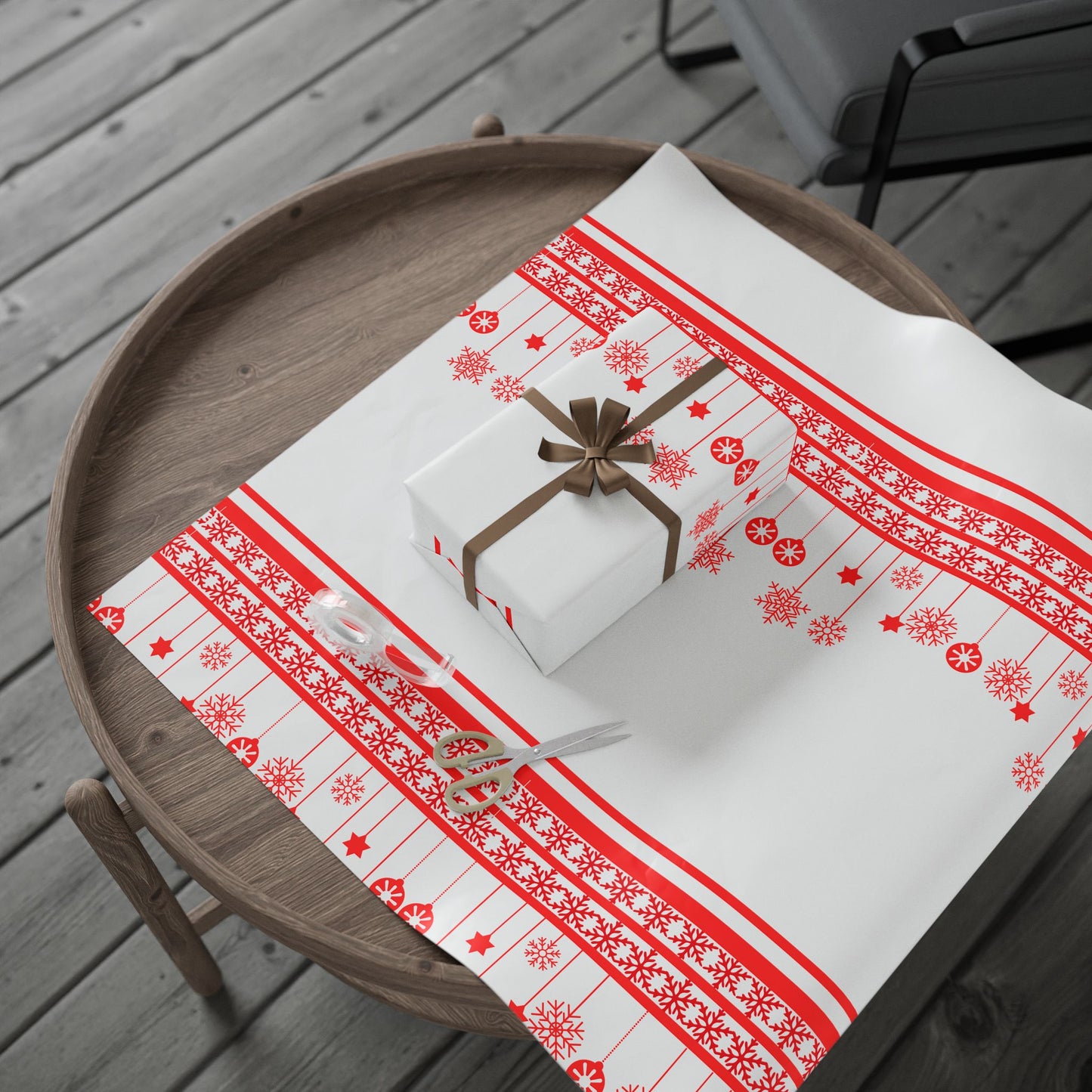 Festive Wrapping Paper Roll - Holiday Gift Wrap, Christmas, Seasonal Parties, DIY Crafts, Birthday Decorations