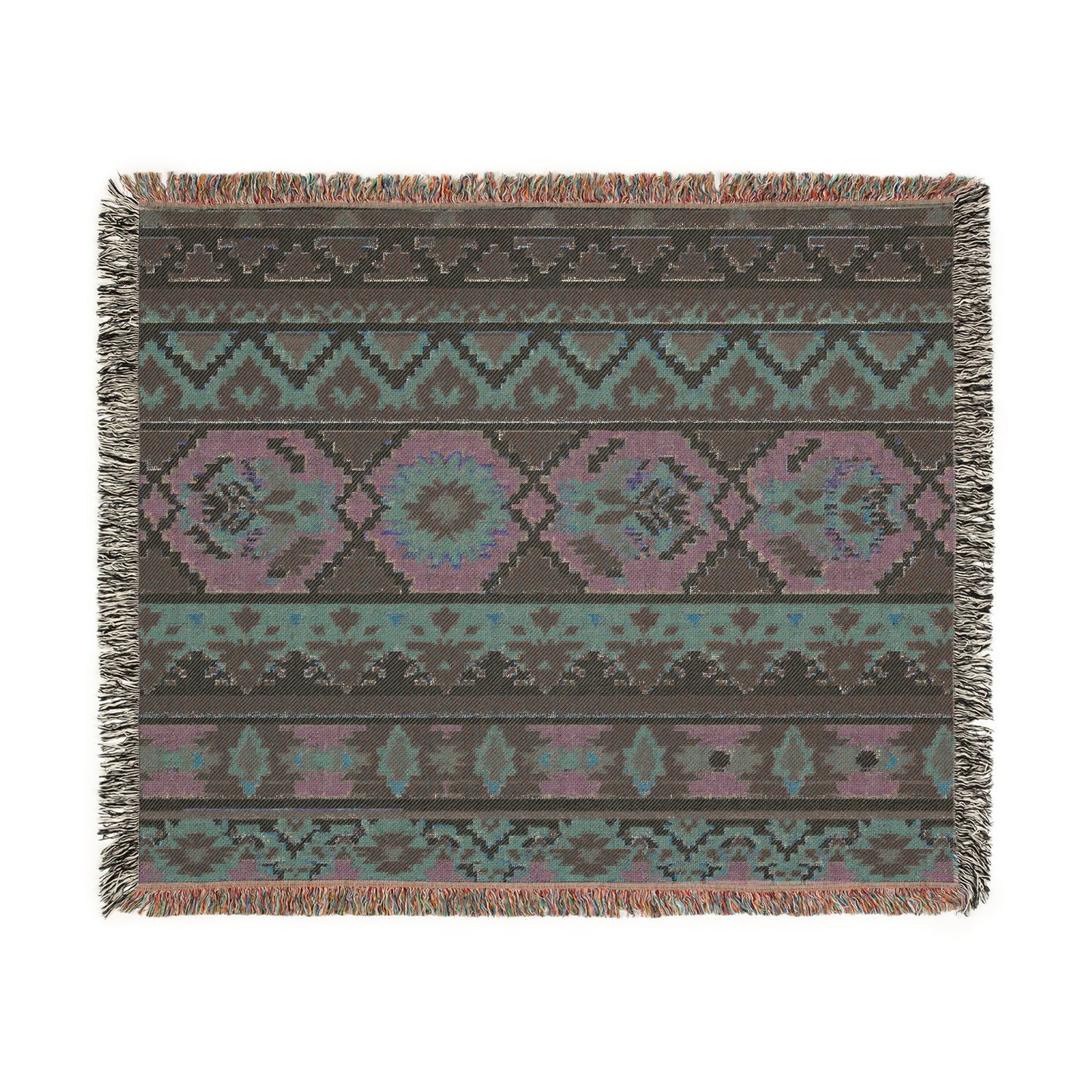 Cozy Woven Blanket - Bohemian Style Throw for Home, Gift for Housewarming, Picnic, Outdoor, and Cozy Nights