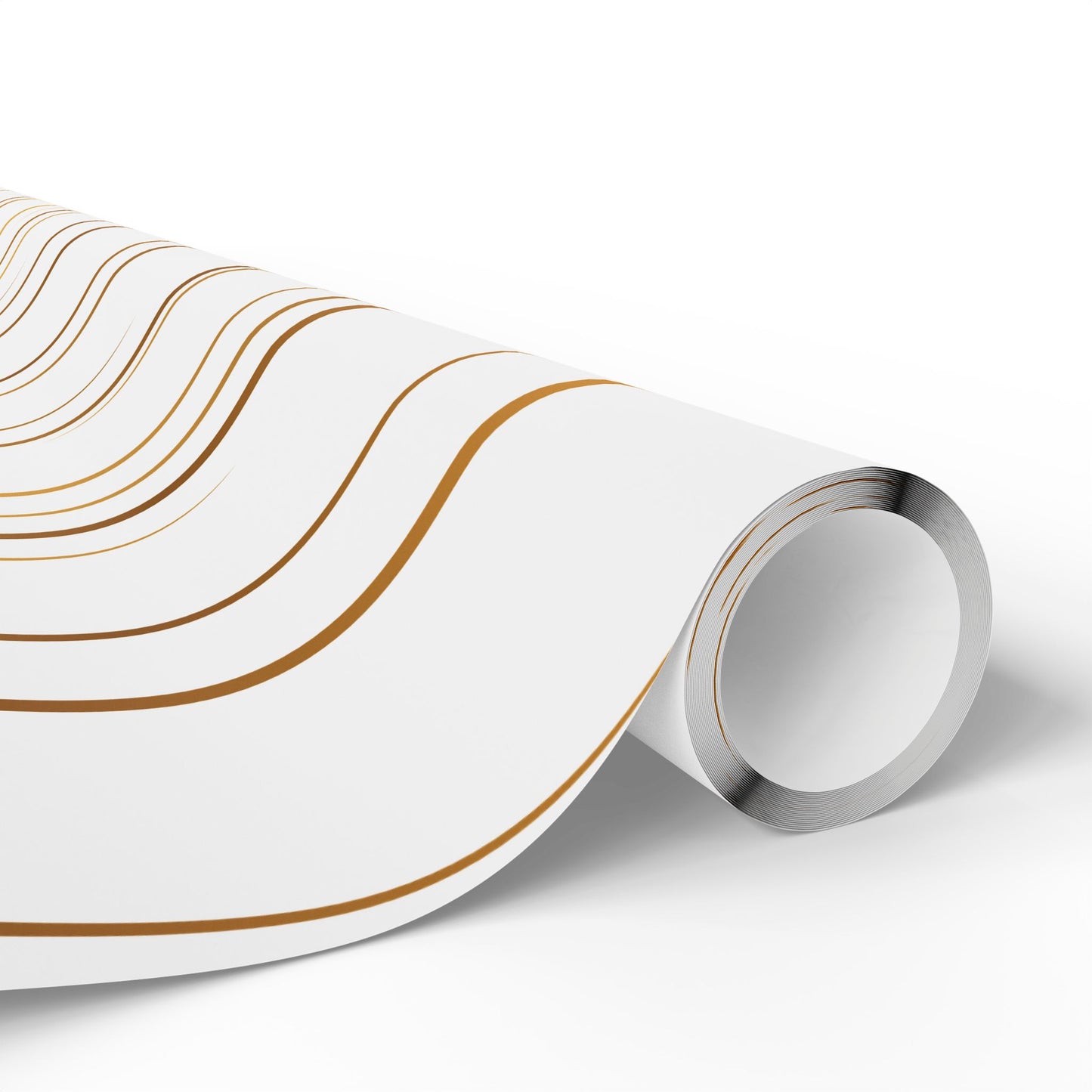 Elegant Gold Stripe Wrapping Paper | Gift Wrap for Holidays, Special Occasions, Christmas, Birthdays, Weddings, Perfect for Any Celebration