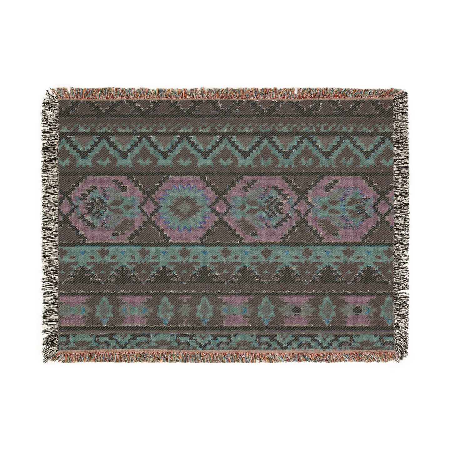 Cozy Woven Blanket - Bohemian Style Throw for Home, Gift for Housewarming, Picnic, Outdoor, and Cozy Nights