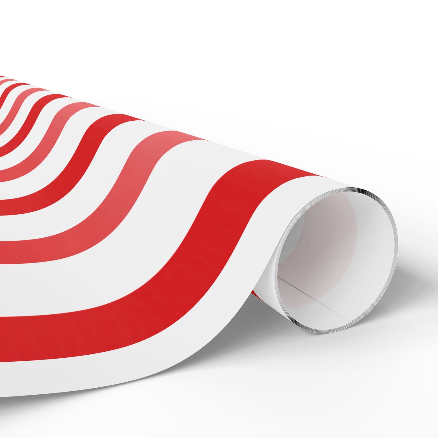 Festive Wrapping Paper, Gift Wrap for Holidays, Christmas, Birthdays, Special Occasions, Red and White Stripes